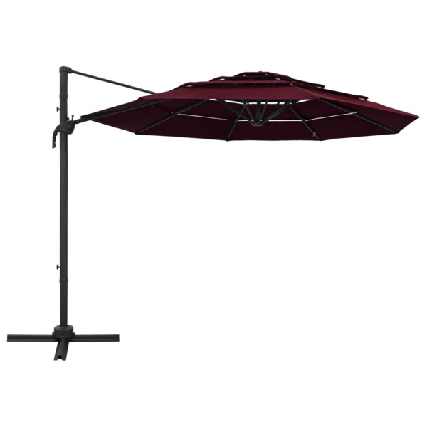 Parasol ogrodowy CzerwonyvidaXL