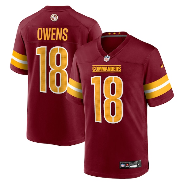 Tyler Owens Washington Commanders Nike Team Game Jersey -  Burgundy