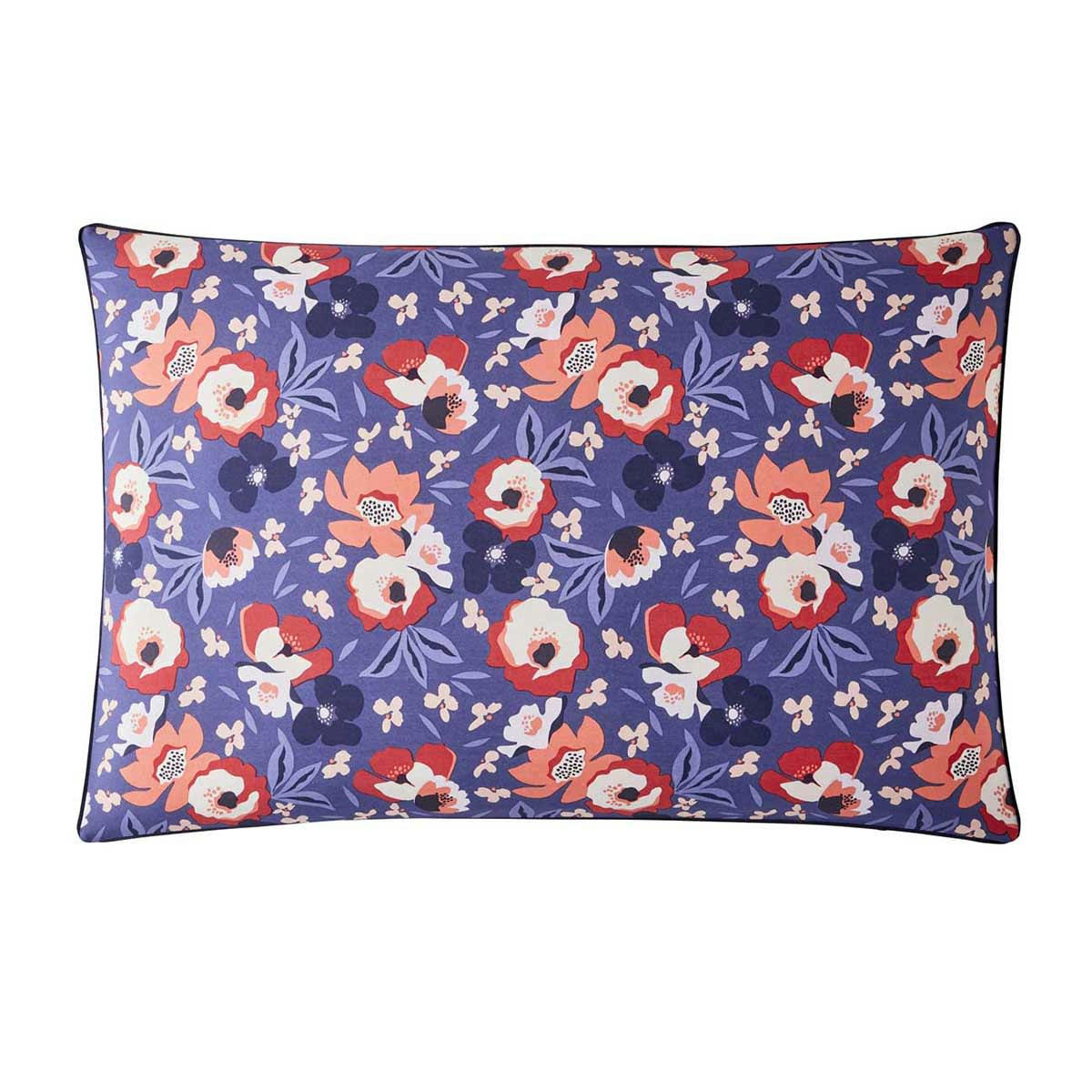 ALICE - Taie d'oreiller en percale de coton multicolore 50x75