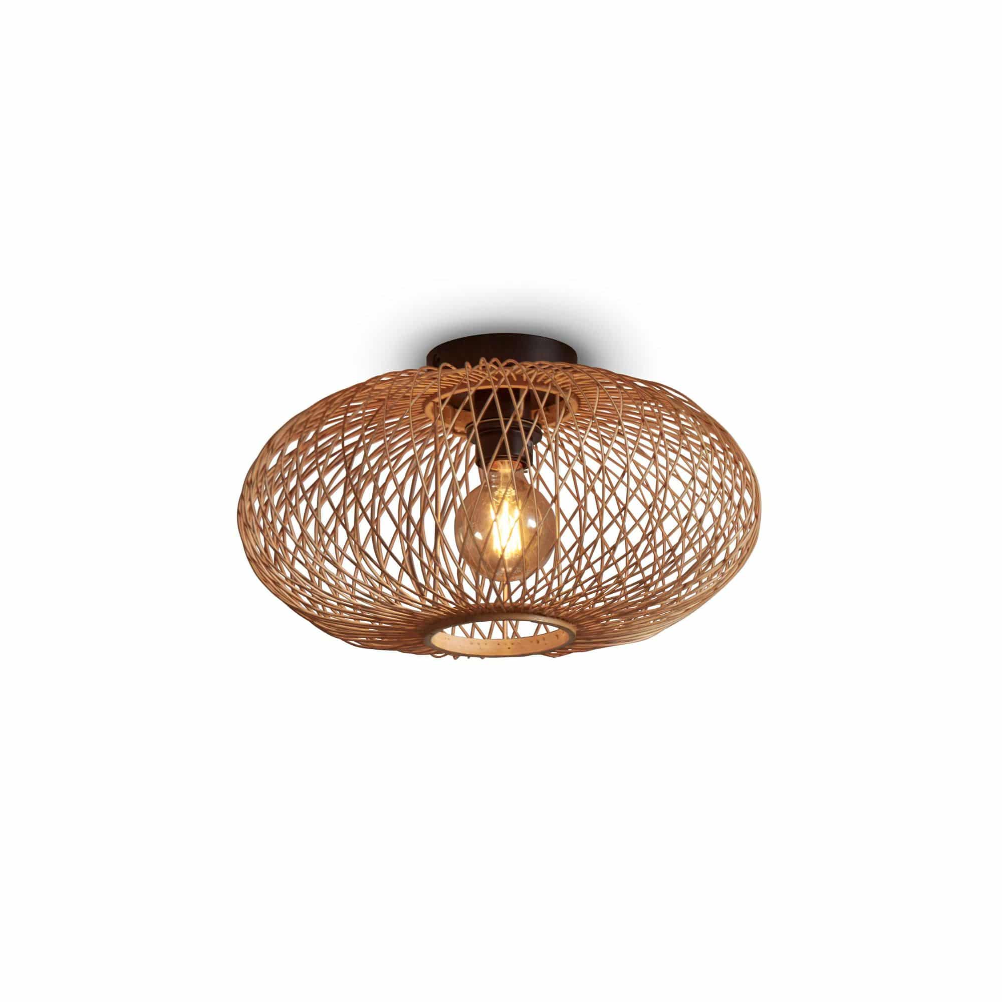 GOOD&MOJO plafonnière Cango - bruin - Ø60cm