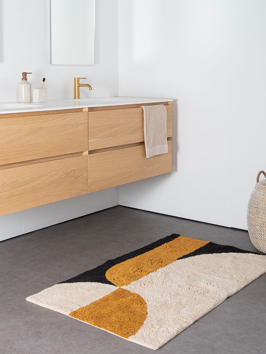Veer Carpets - Badmat Bowie - Oker 60 x 100 cm