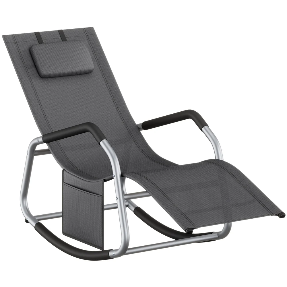 Fauteuil à bascule avec butées anti-renversement