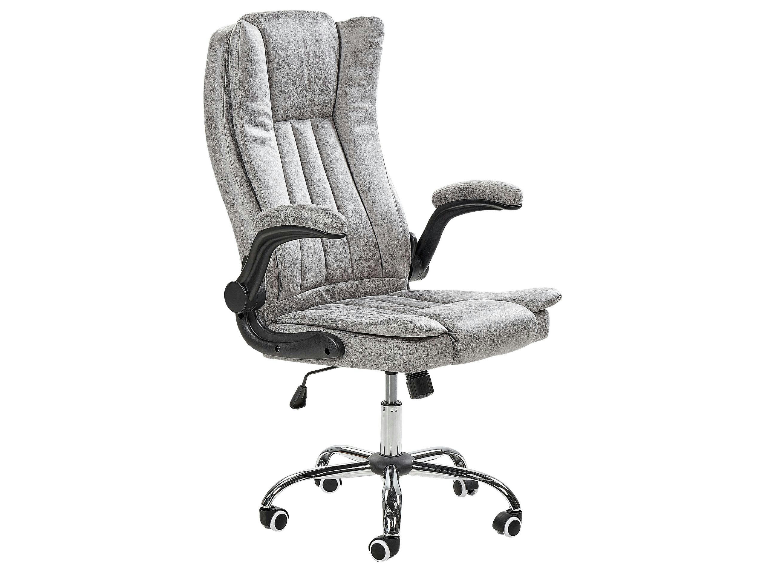 SUBLIME - Chaise de bureau en cuir PU gris