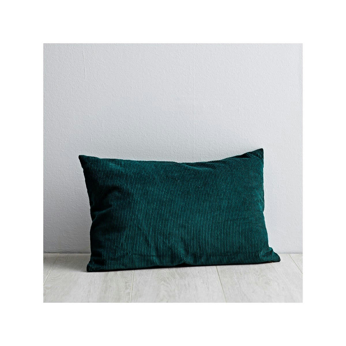 CORDUROY - Coussin rectangulaire  en Coton Bleu turquoise