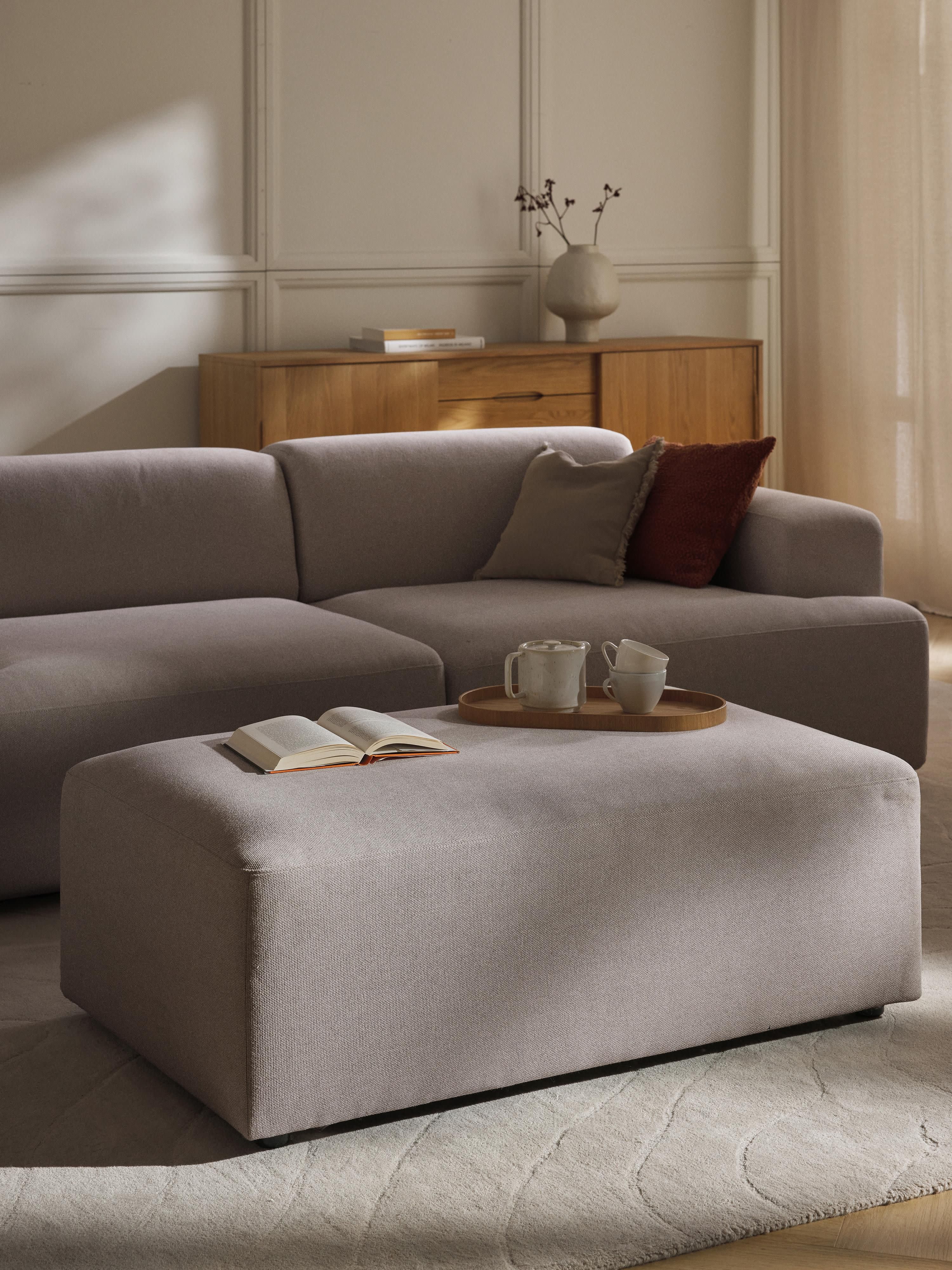XL Sofa-Hocker Melva, B 116 x T 72 cm