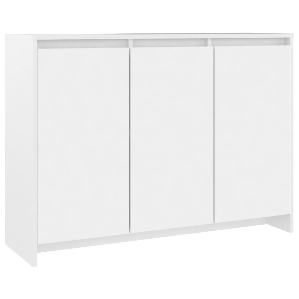 Szafka Biała z Drzwiami 102x33x75 cm do Salonu Pokoju Sypialni