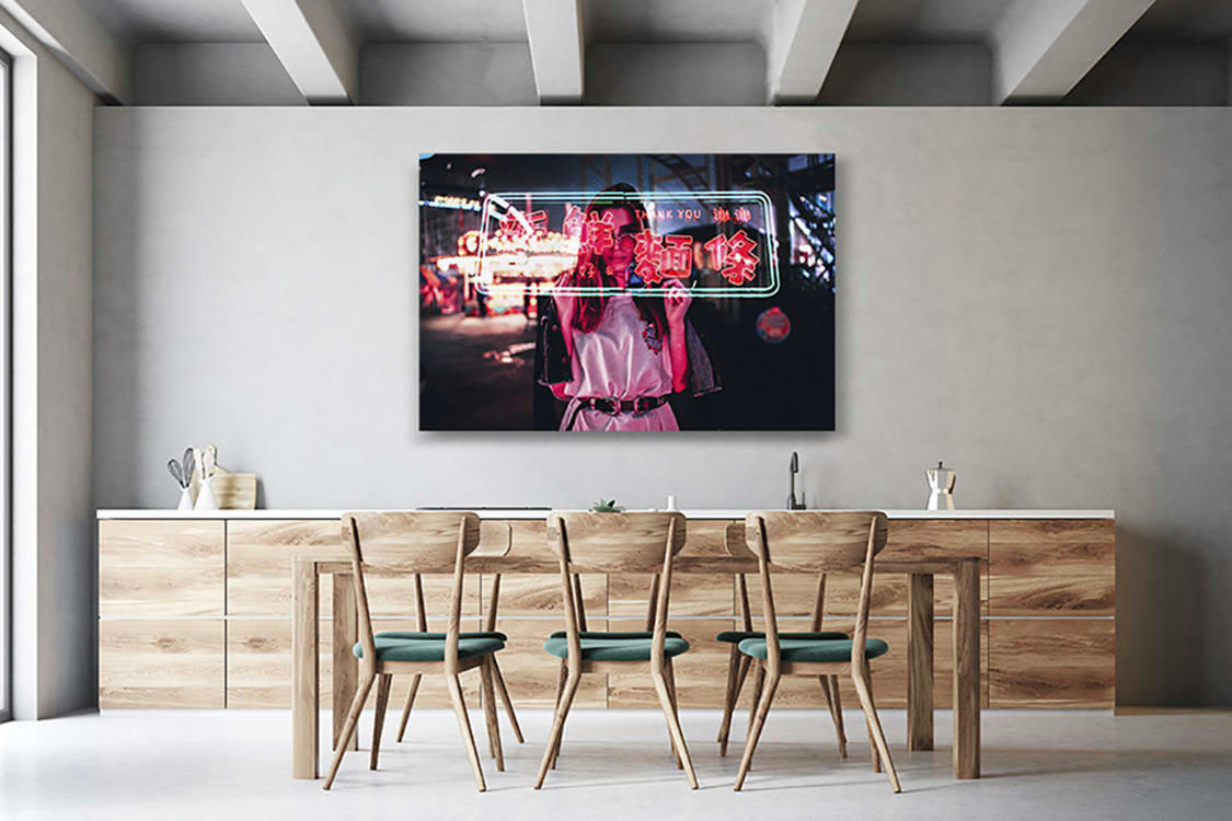 LUNA PARK - Photographie d'art de Chester Wade 60x90 cm sur alu