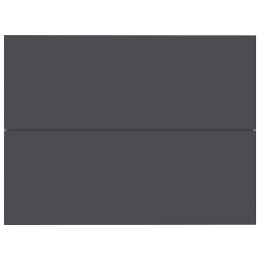 NNEVL Bedside Cabinets 2 pcs Grey 40x30x30 cm Chipboard