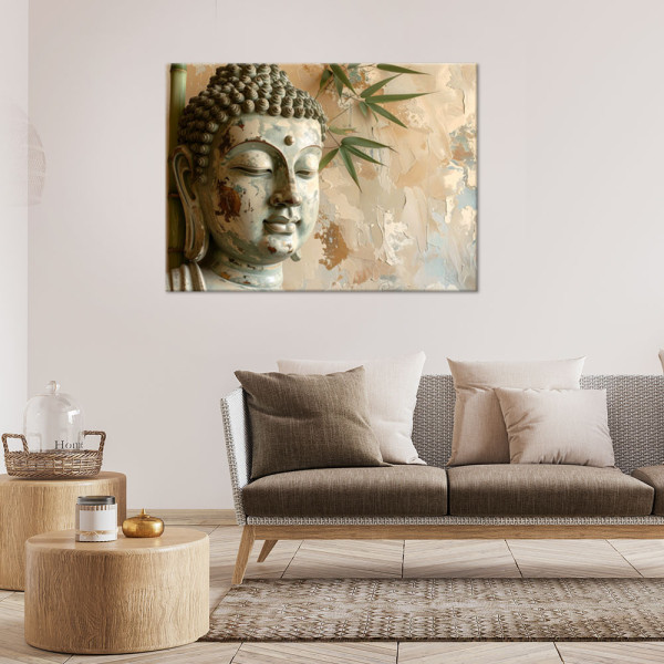 Obraz do salonu sypialni biura, Harmonia Budda Zen Spa imitacja 30x20