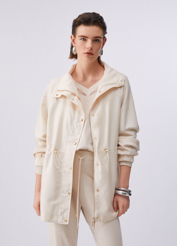 Giacca antivento con coulisse