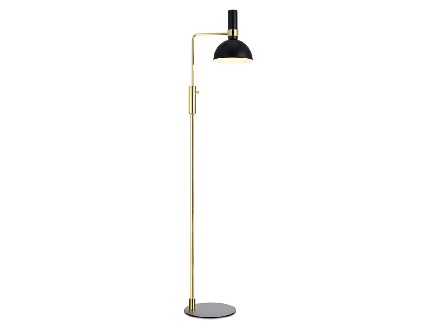 Lampa podłogowa Larry metalowa czarno-złota