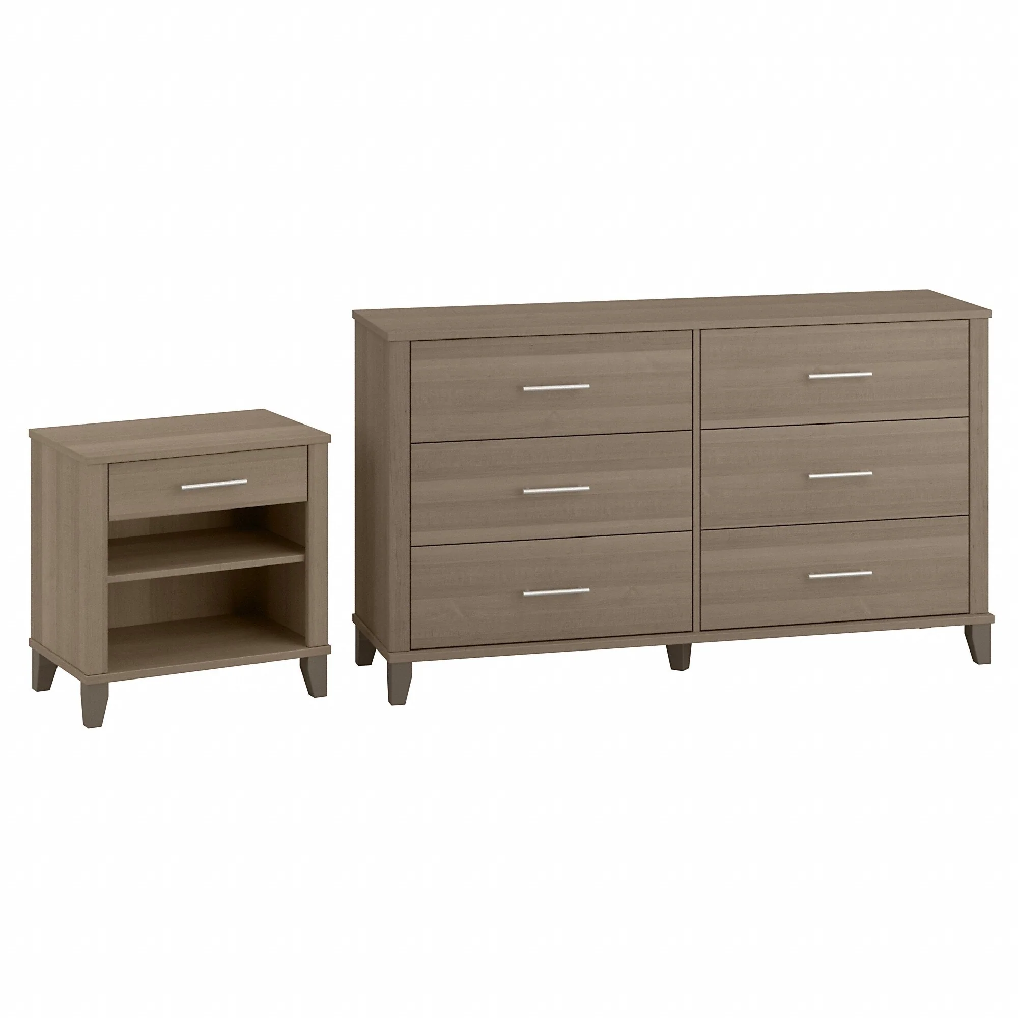 Somerset 6 Drawer Dresser and Nightstand Set by Bush Furniture