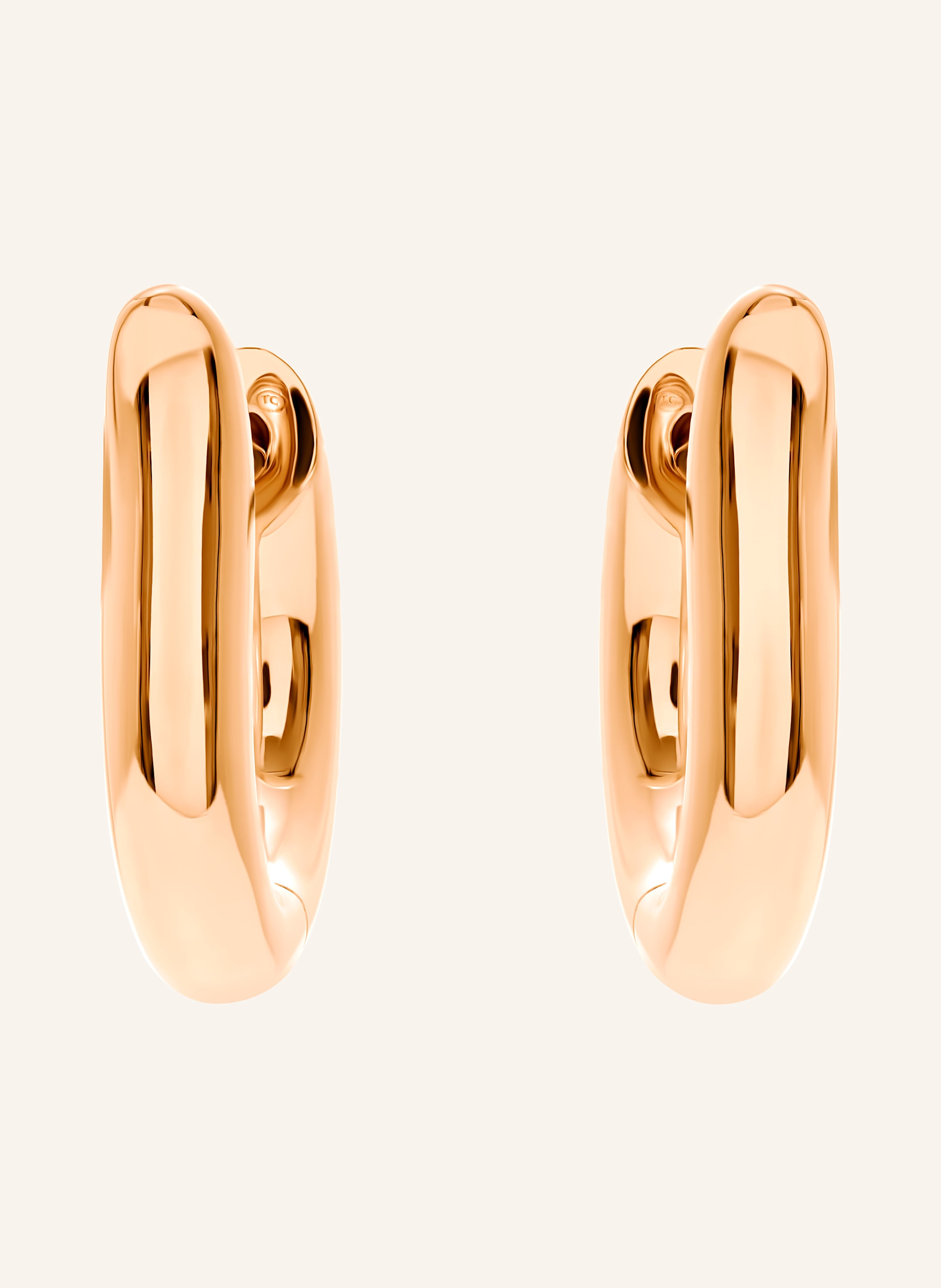 TAMARA COMOLLI Ohrstecker SIGNATURE OHRSTECKER HOOP SMALL 18K Roségold