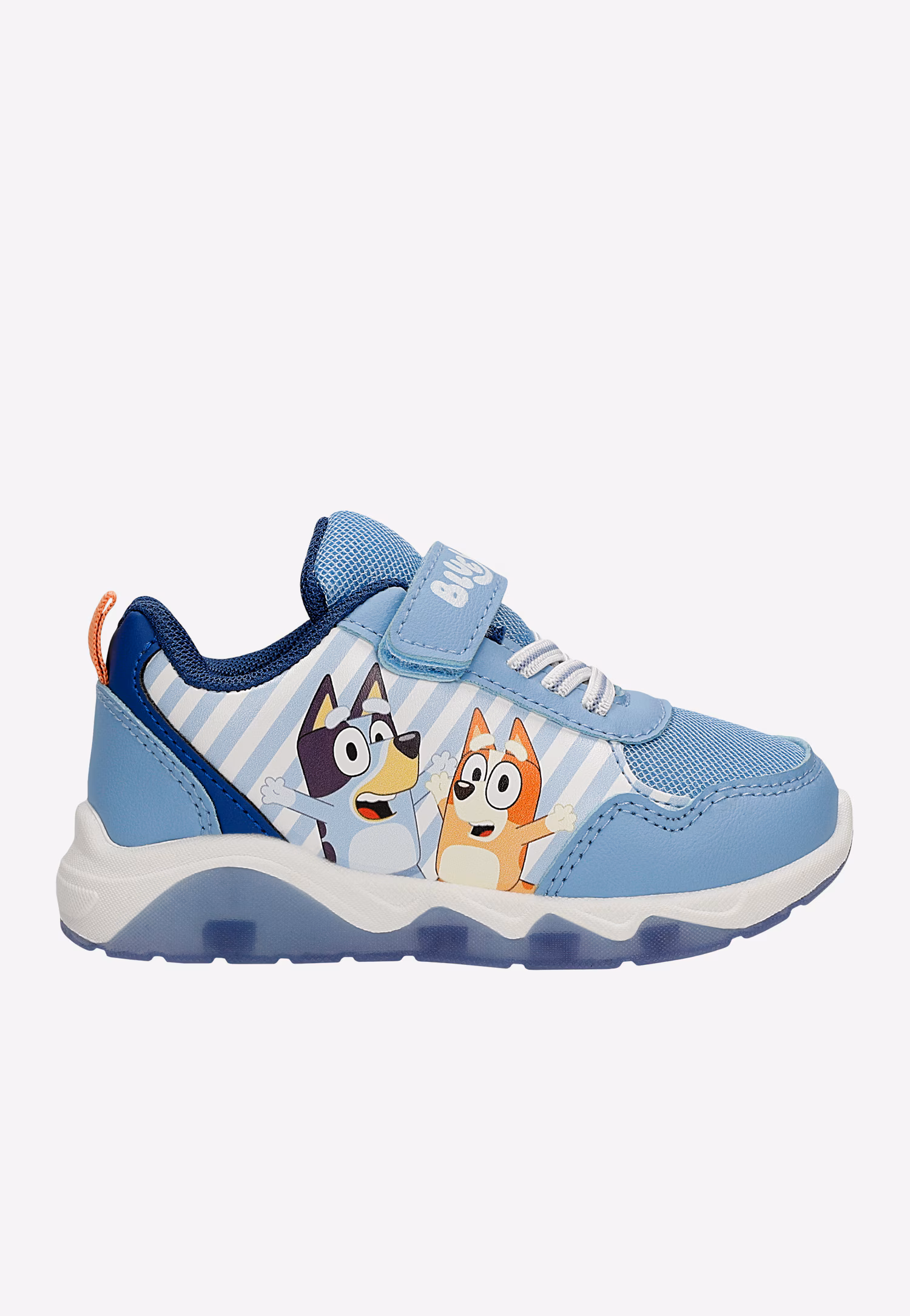 Niebieskie sneakersy dziecięce Bluey i Chilli ze świecącą podeszwą BARTEK 87037-16