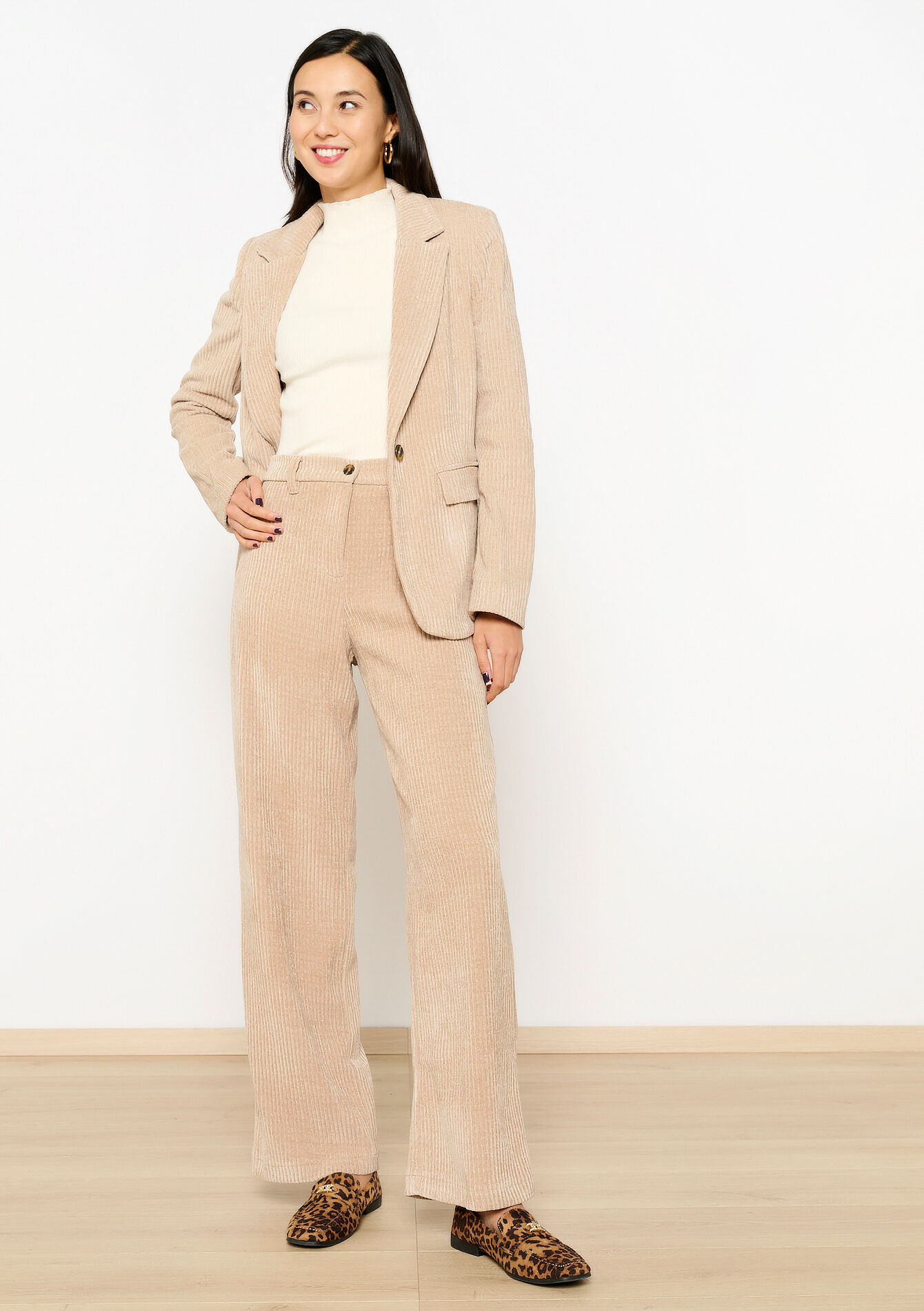 Corduroy suiting broek