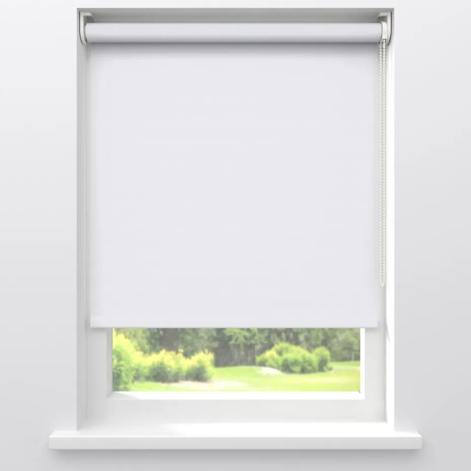 Kwantum Rolgordijnen | Fenstr Rolgordijn Noor  Verduisterend Wit
