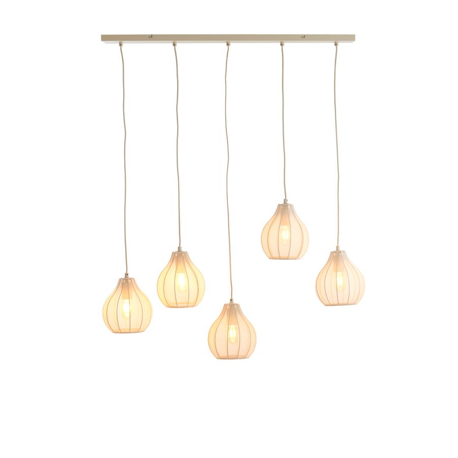 Light & Living - Elati hanglamp 5L - zand