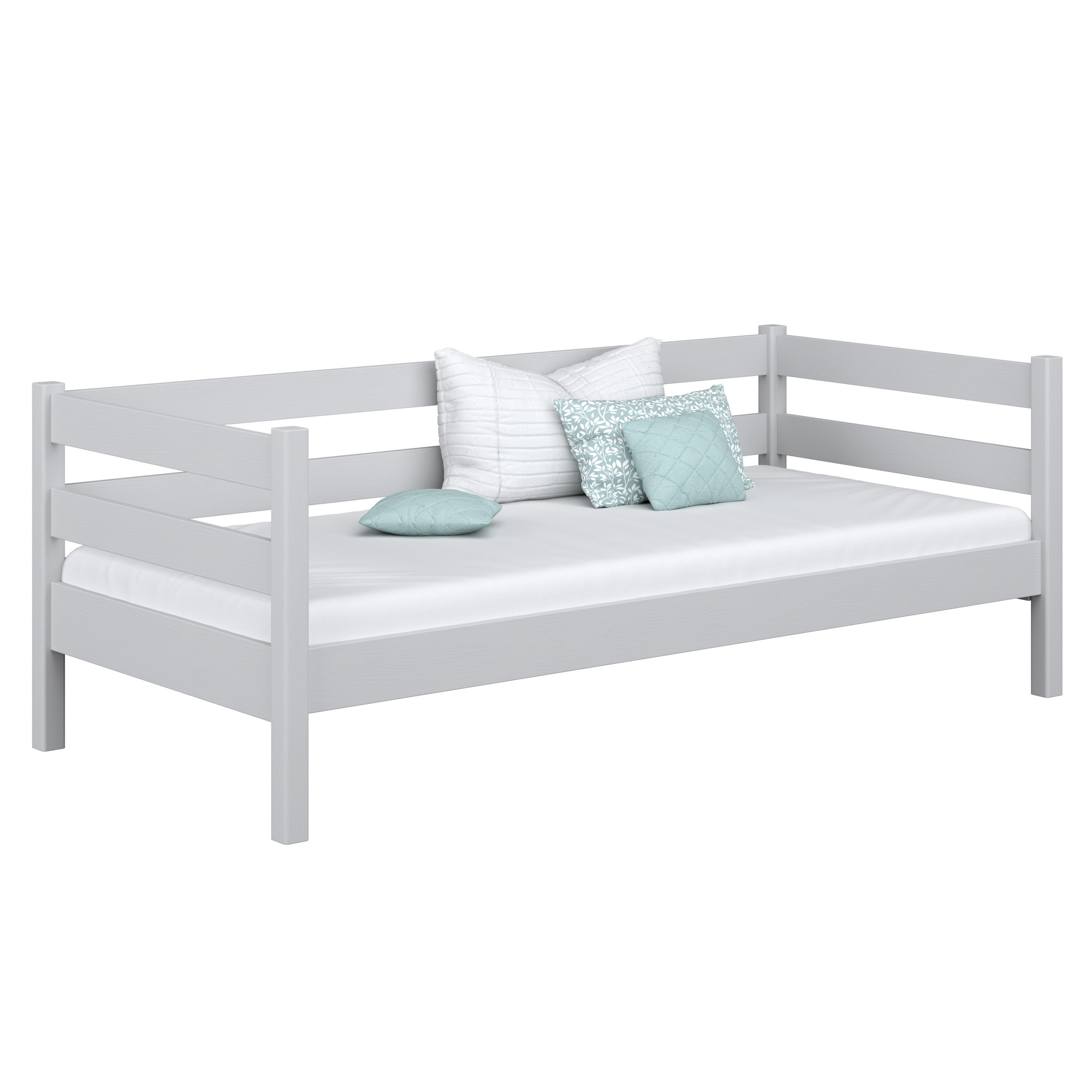 Drewniane łóżko sofa N01