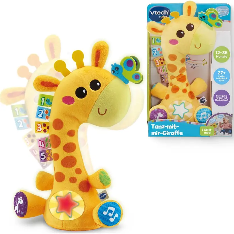 Plüschtier Tanz-mit-mir-Giraffe