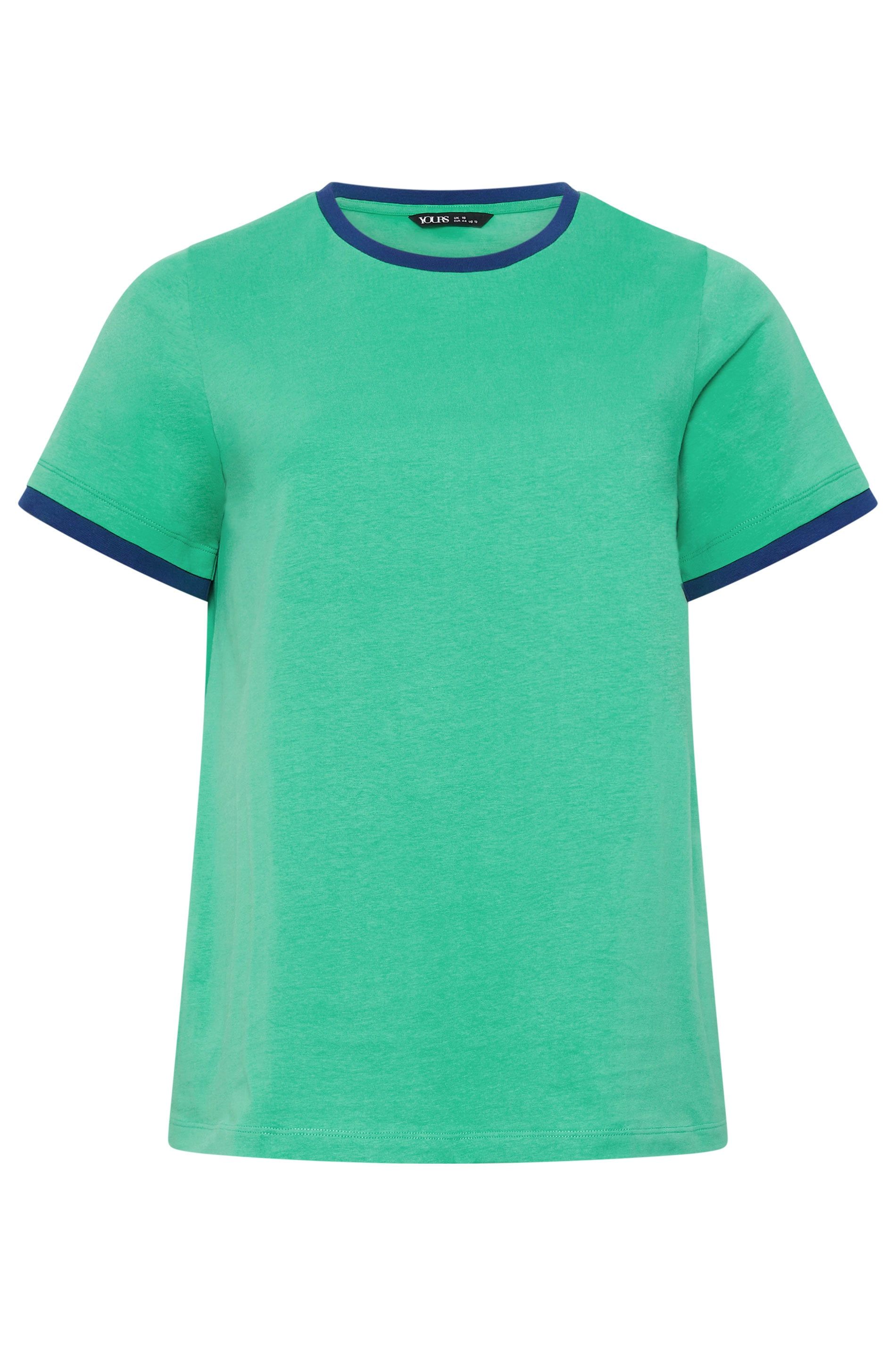 Yours Contrast Trim T-Shirt