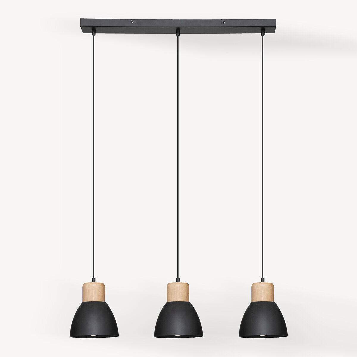 Candeeiro de teto DESY preto 38cm