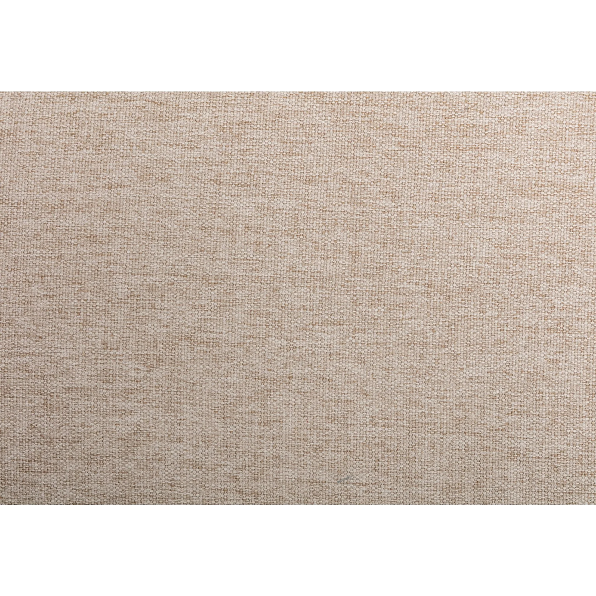 Beige 74.8'' Modern 2-Seater Fabric Sofa with Iron Legs and Comfortable Cushions for Living Room or Bedroom