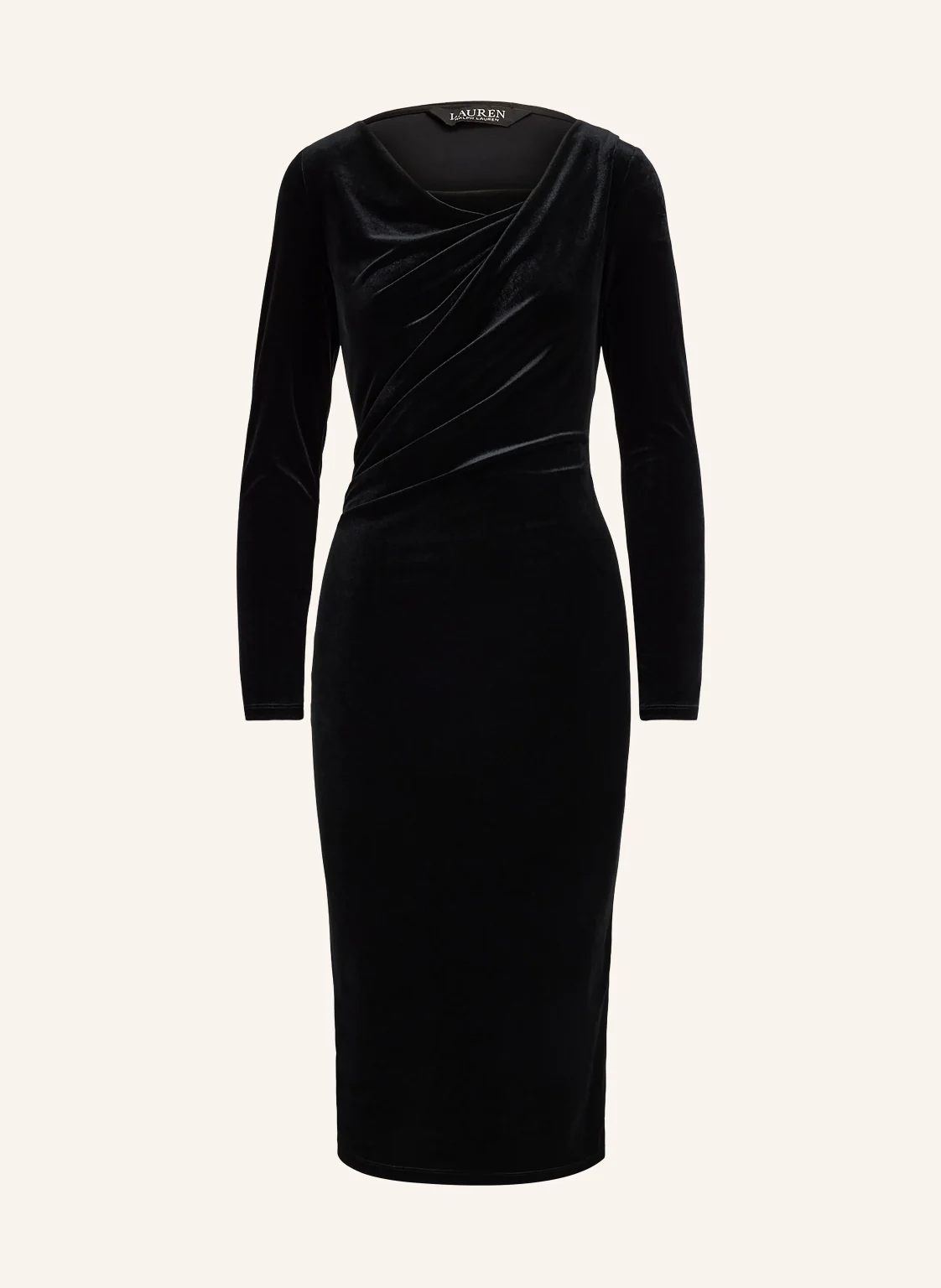 LAUREN RALPH LAUREN Samtkleid