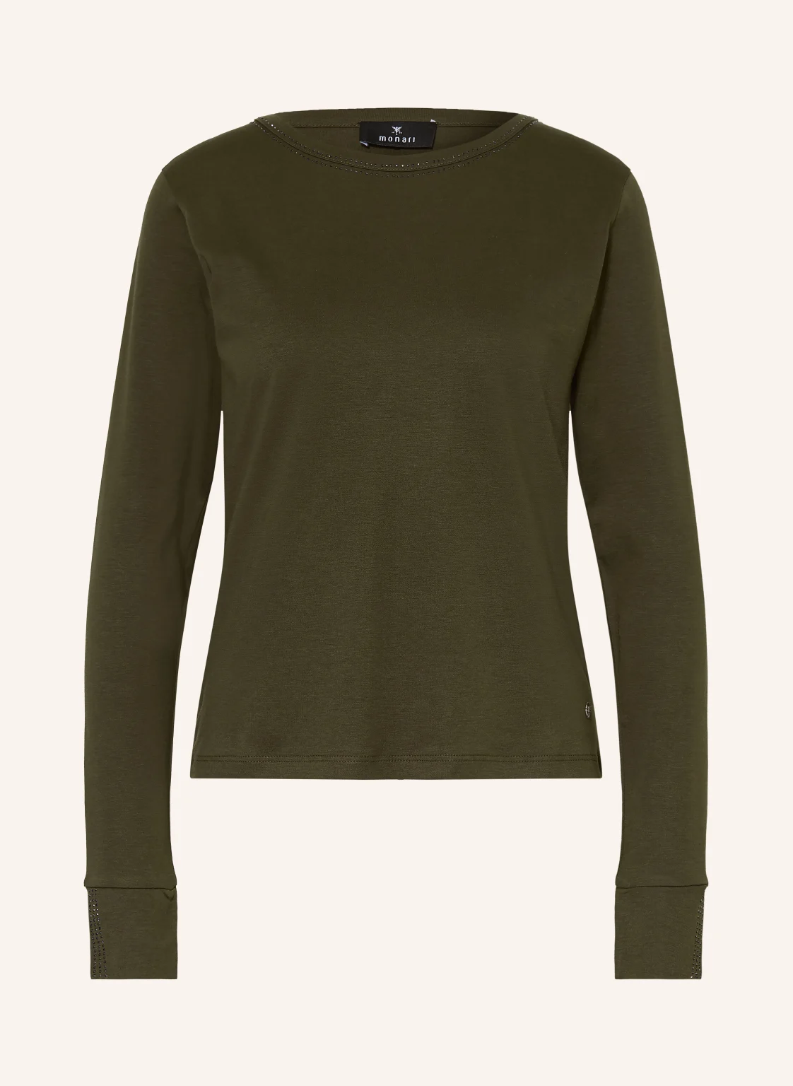 monari Longsleeve mit Schmucksteinen