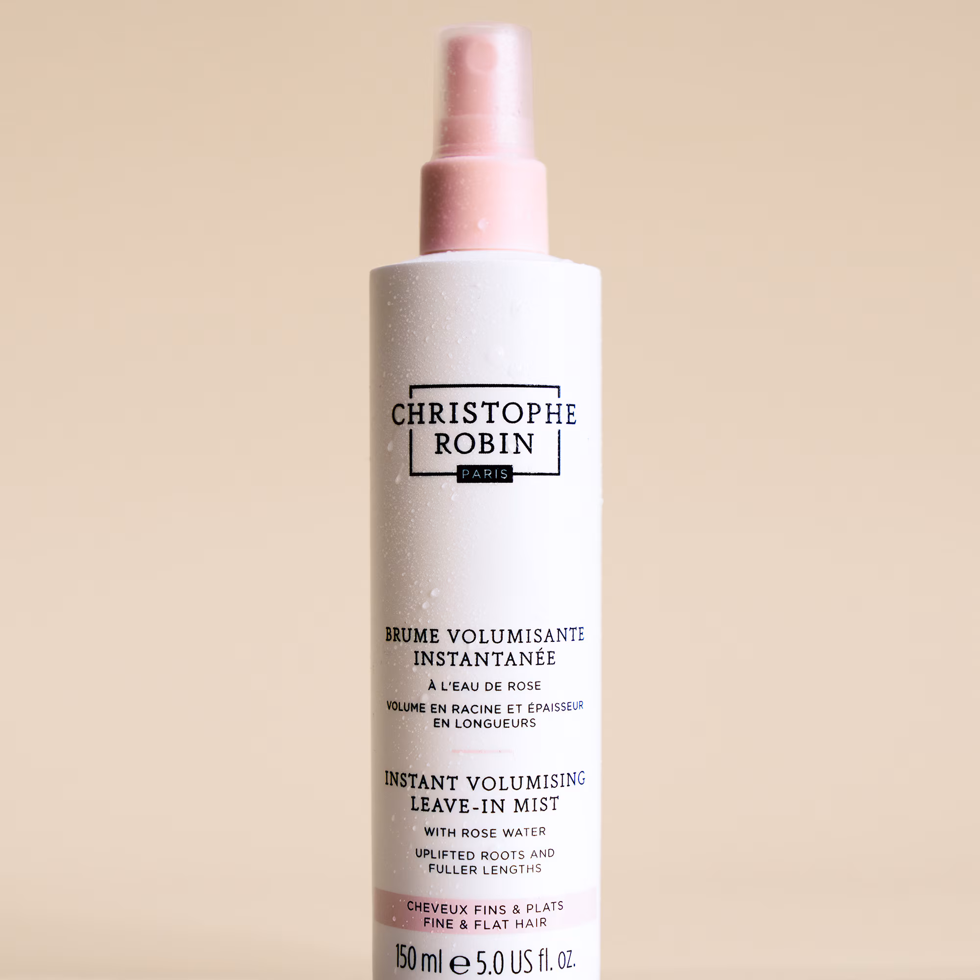 VOLUMEBrume volumisante instantanée à l'eau de rose