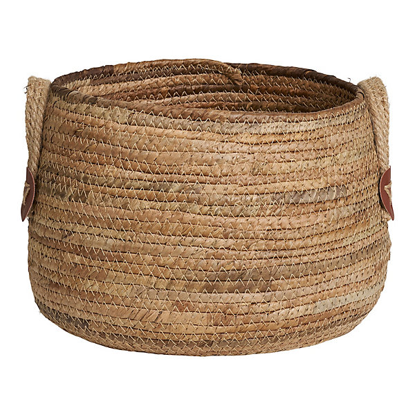 Paniers Aosta en Feuille de Bananier Naturels - Lot de 2