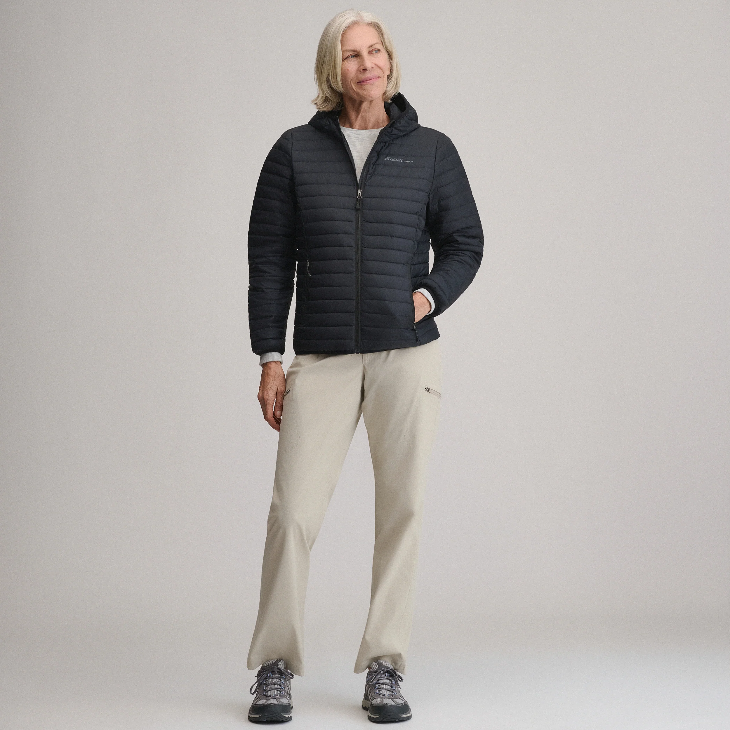 Women's Microlight Hooded Down Jacket