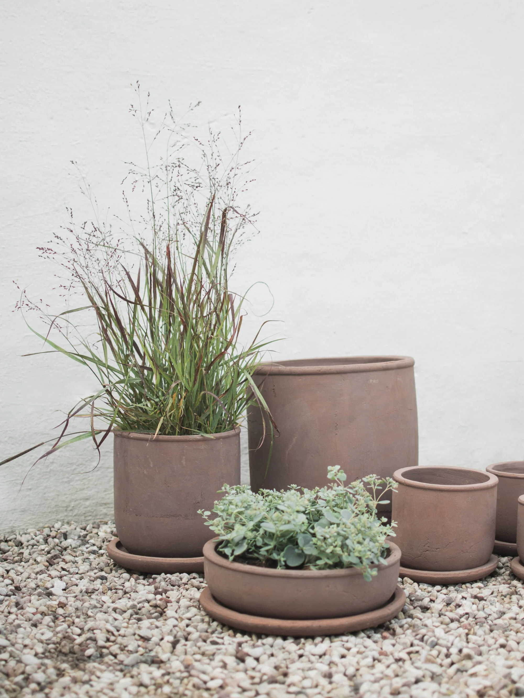 Outdoor-Blumentopf Terra aus Terrakotta, H 26 cm