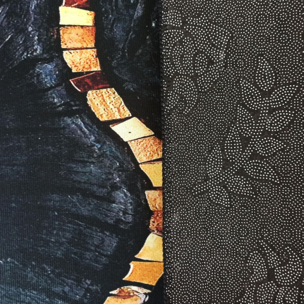 Dywan BLACK and GOLD N 11 60 x 100 cm czarny