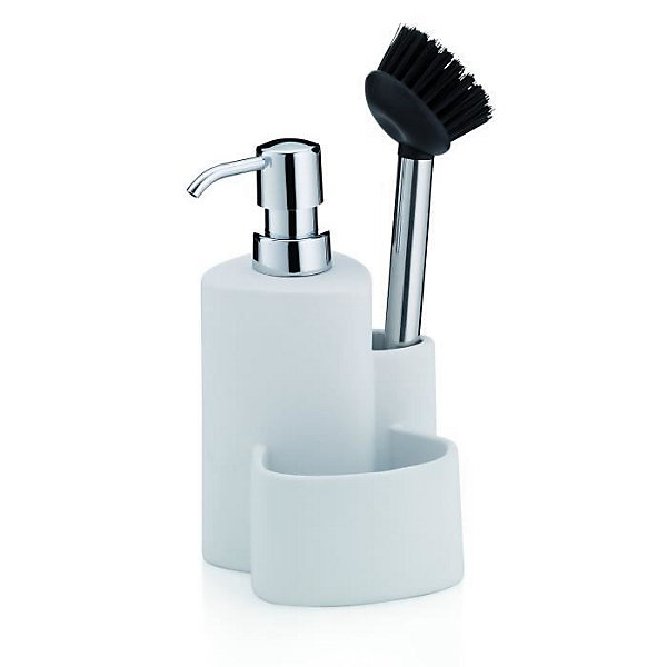Distributeur savon KELA Purana - Multi usage - 35 cl - Blanc