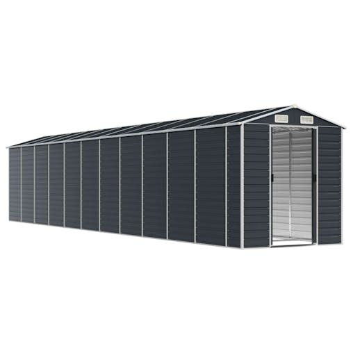 NNEVL Garden Shed Anthracite 191x980x198 cm Galvanised Steel
