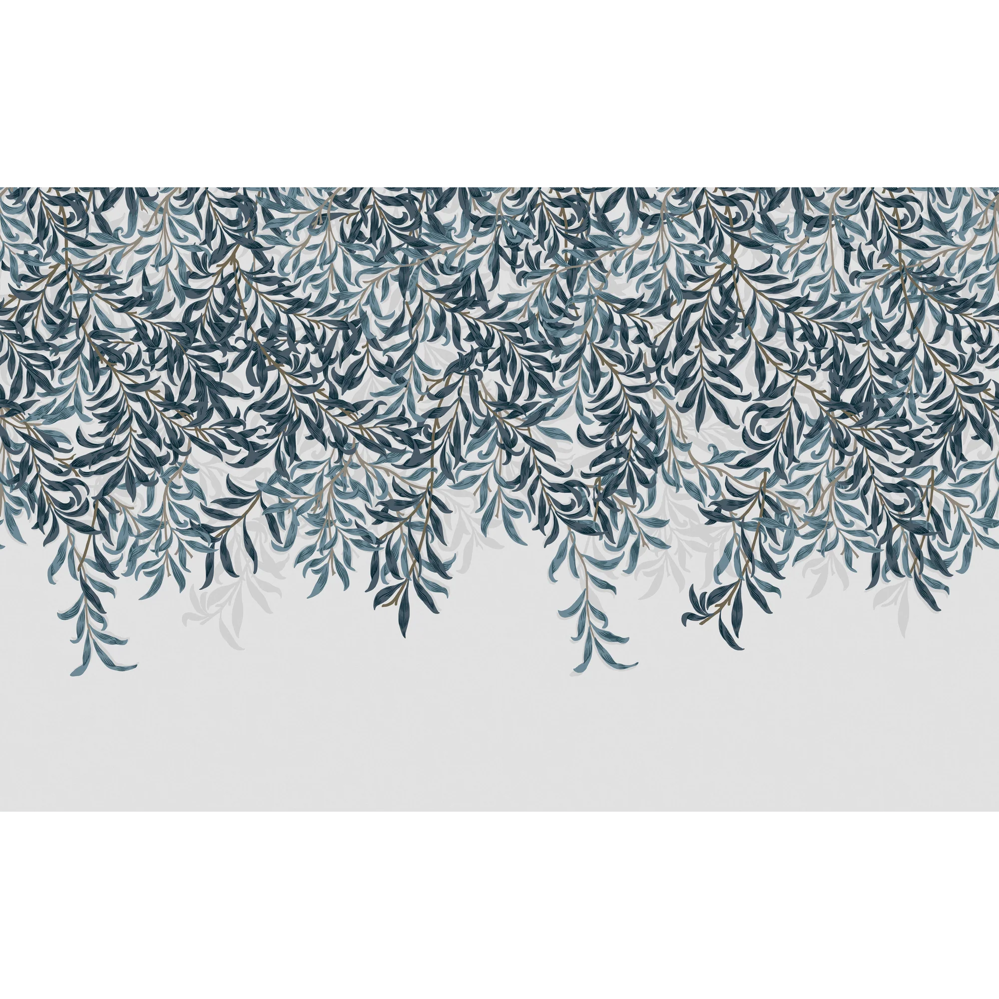 William Morris at Home Papier peint panoramique XL WILLOW BOUGH XL 400 x 250 cm bleu marine
