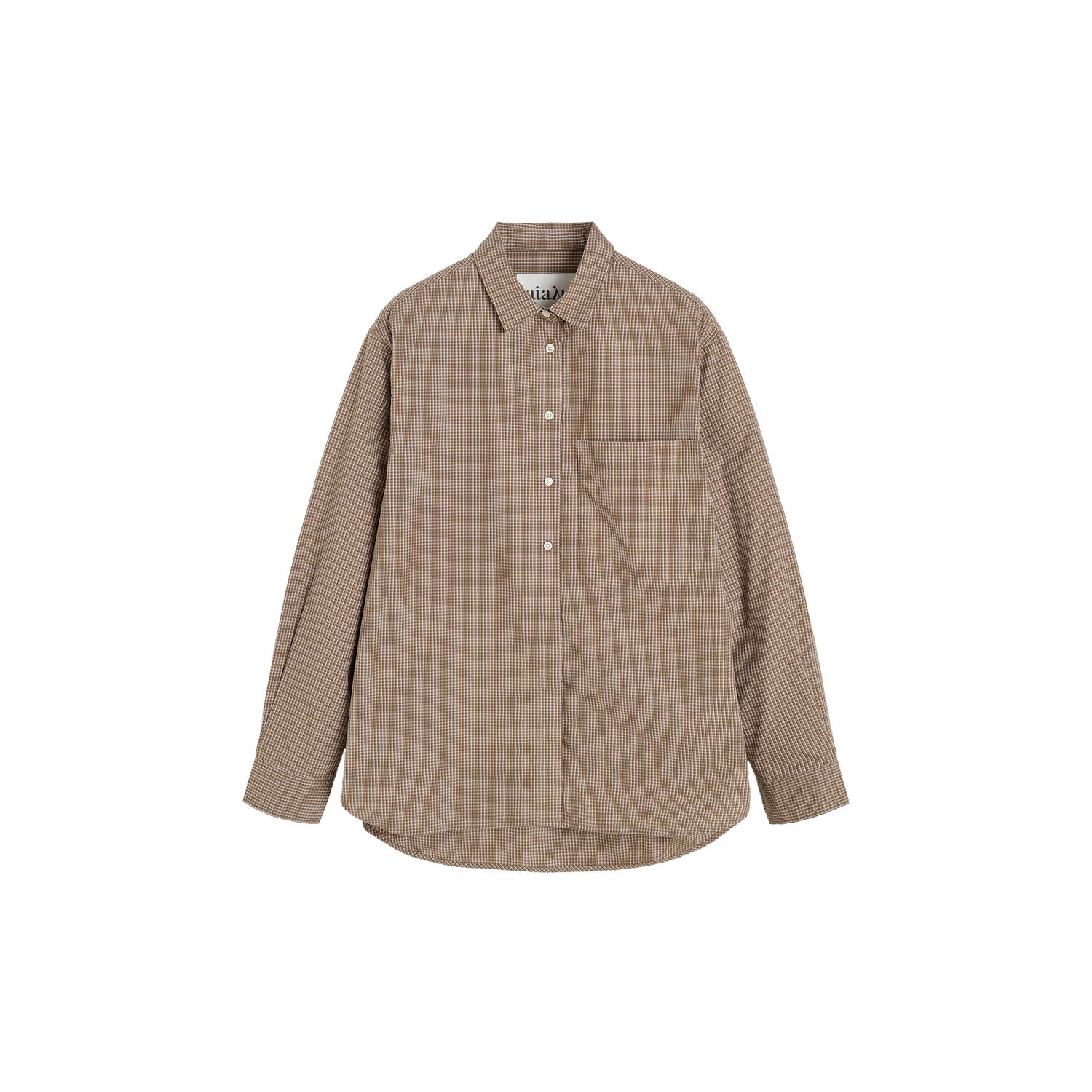 Lynette Shirt Check, mix fossil