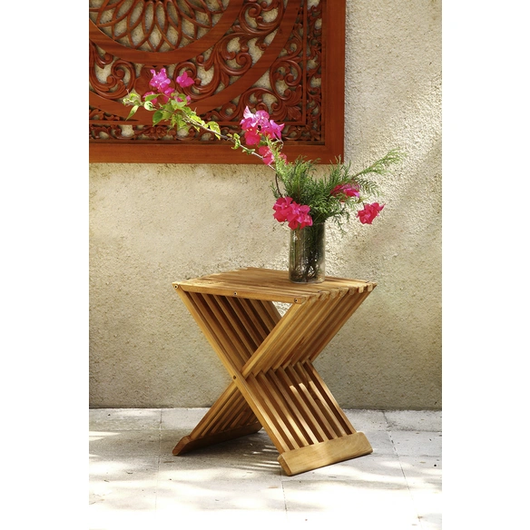 Beistelltisch »FANI«, BxL: 39 x 29 cm, Teakholz