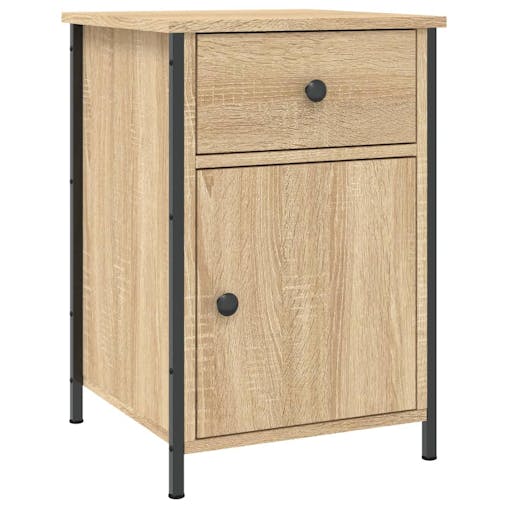 NNEVL Bedside Cabinets 2 pcs Sonoma Oak 40x42x60 cm Engineered Wood
