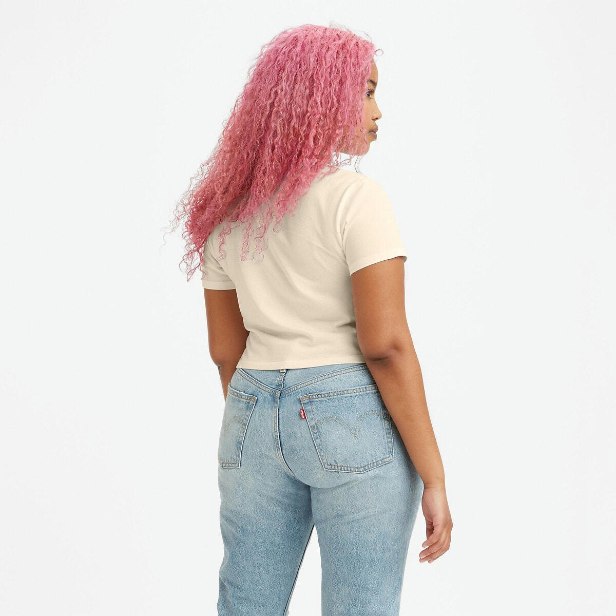 Tshirt court col rond, motif devant