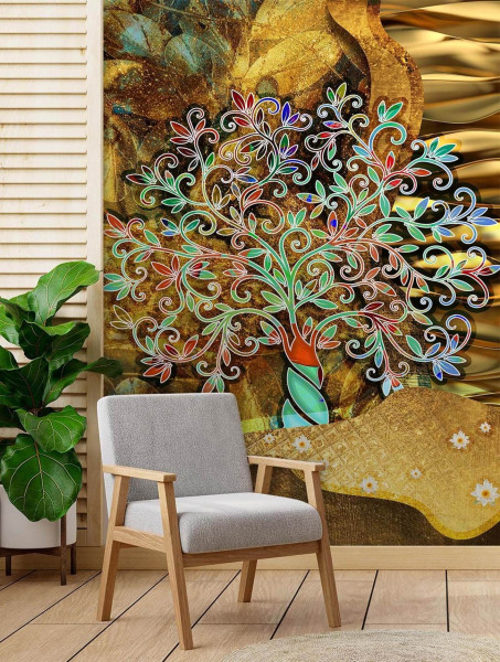 Feeby Fototapeta, Drzewo życia Gustaw Klimt 100x140