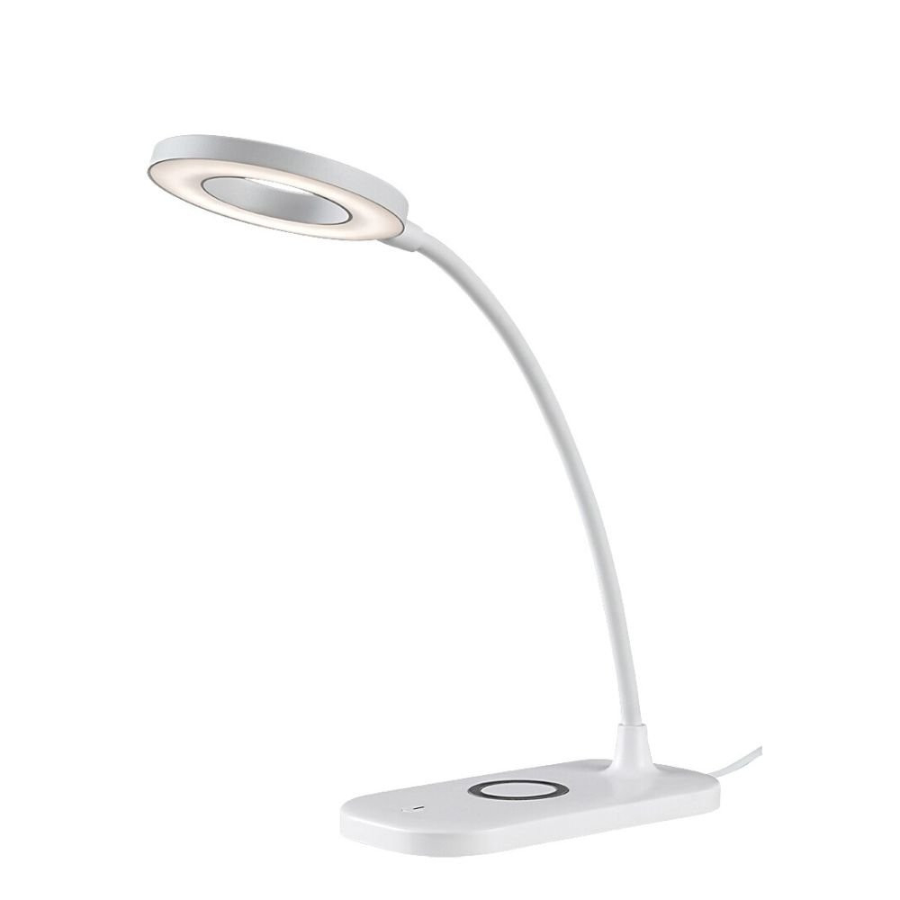 Lampka biurkowaHardin biała LED 5W Odcienie bieli wys:29cm Rabalux