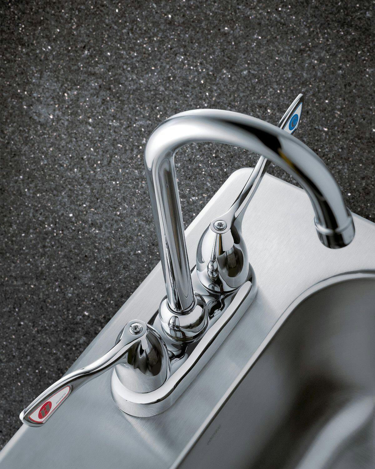 Moen M-Bition Two-Handle Commercial Bar or Pantry Faucet, Chrome