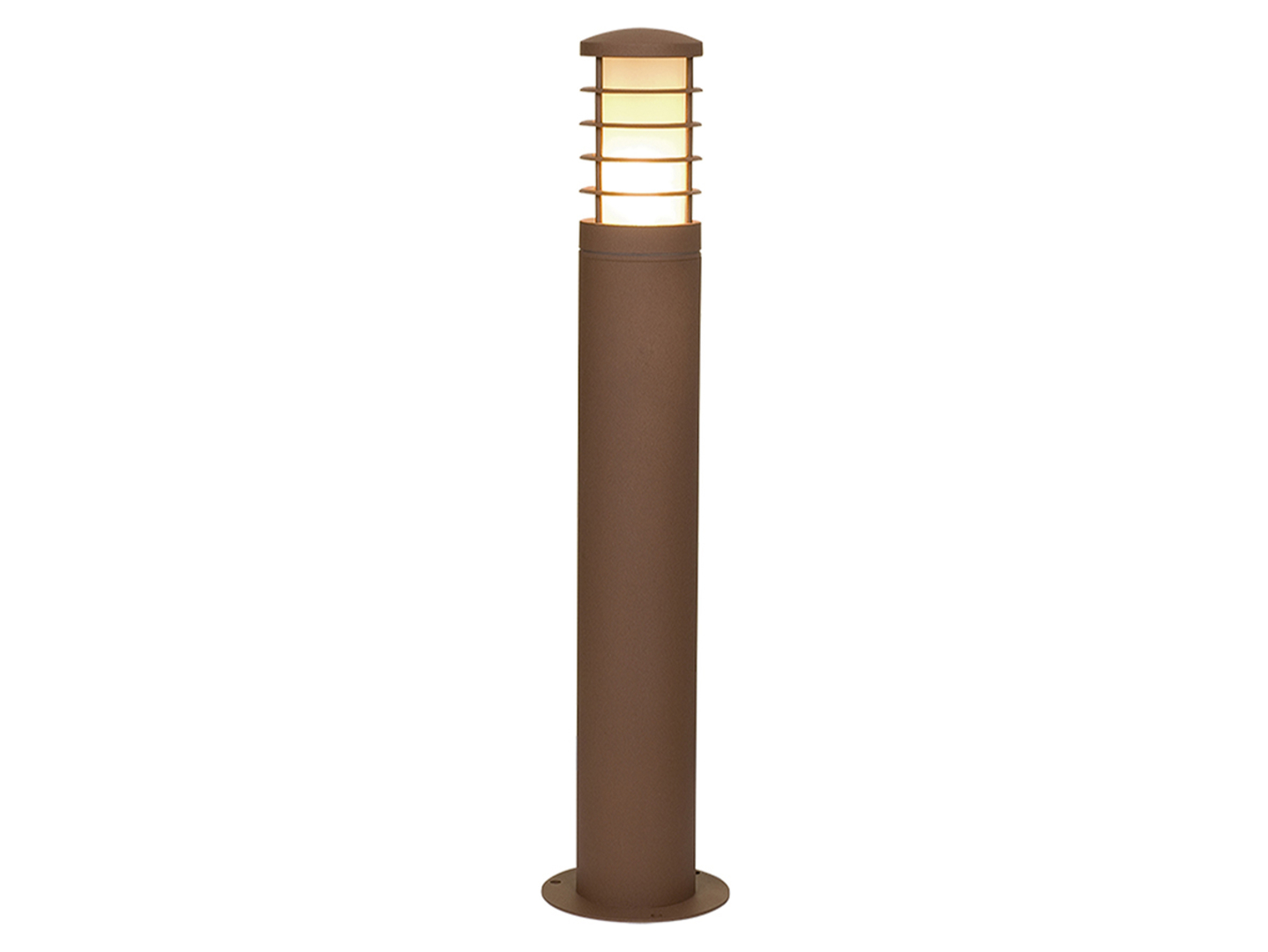 Słupek ogrodowy Horn 65 cm aluminiowy brązowy