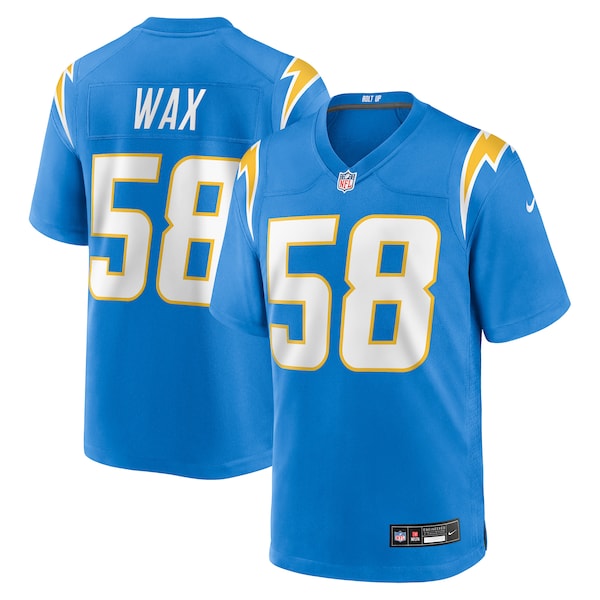 Marlowe Wax Los Angeles Chargers Nike Team Game Jersey -  Powder Blue