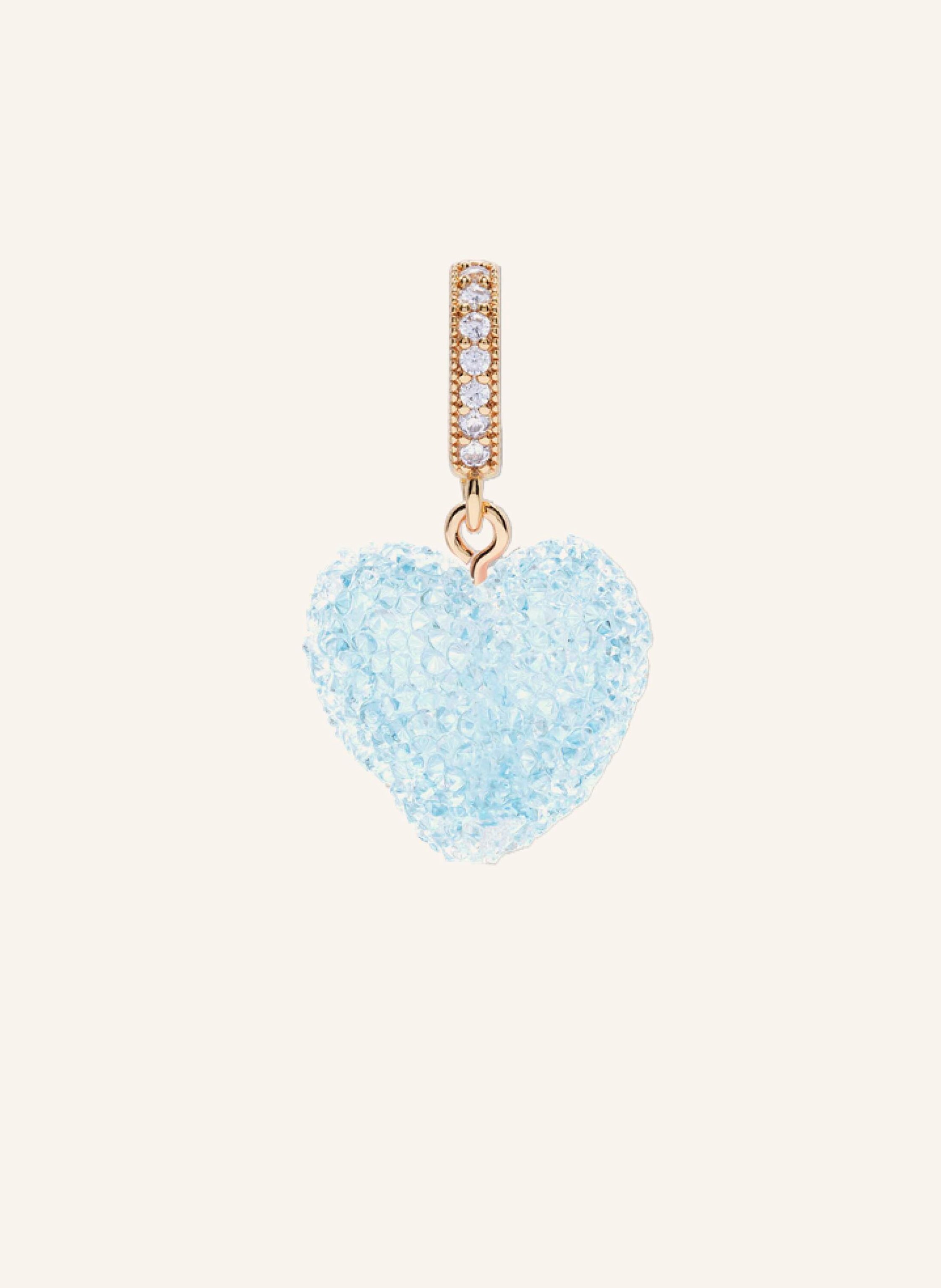 CRYSTAL HAZE Anhänger JELLY HEART BABY BLUE by GLAMBOU