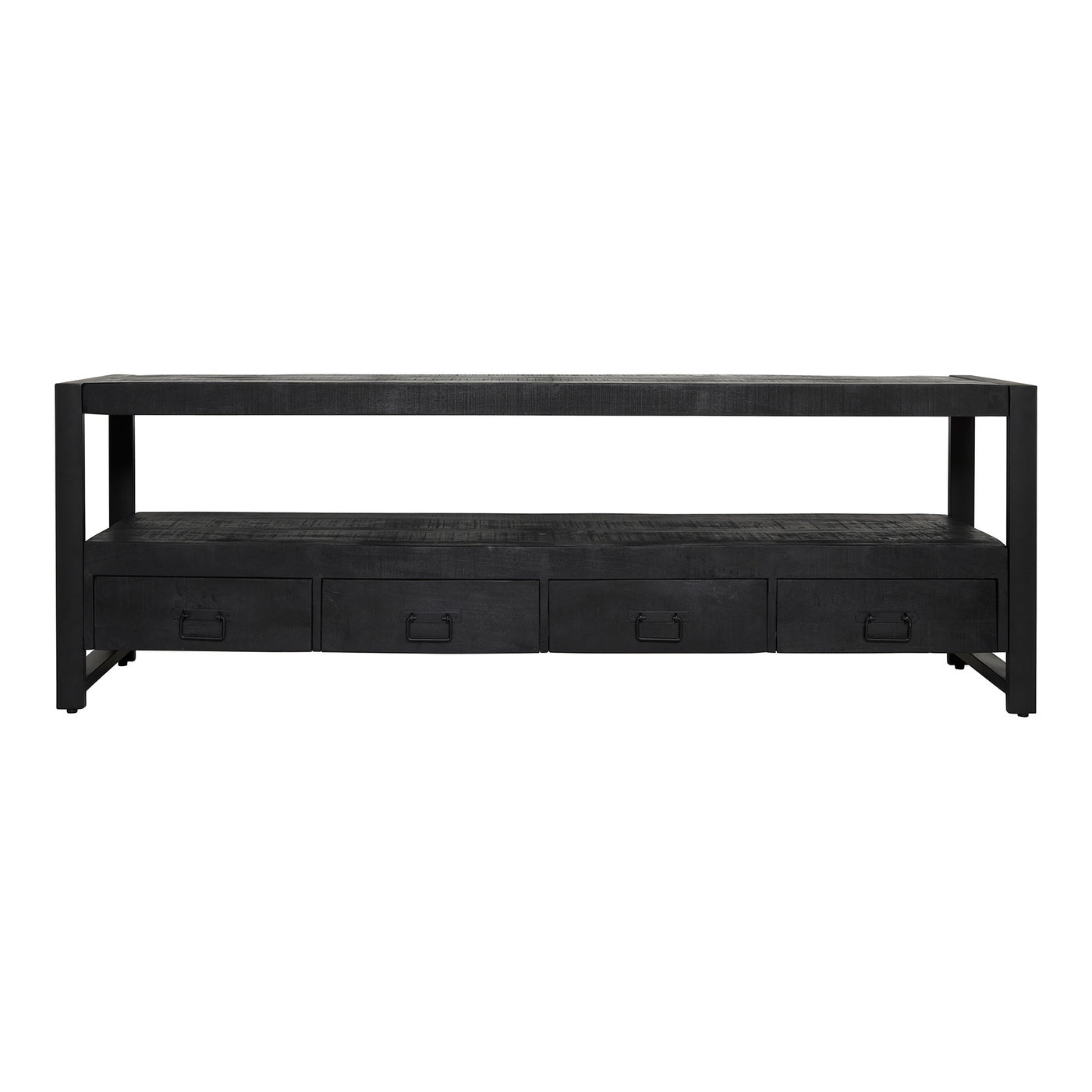 StarFurn Tv-meubel Boaz - Rechthoek Zwart Hout - 180x45x60cm