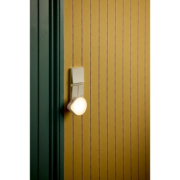 Steckdosen-Nachtlicht, dimmbar, LxBxH: 5,5x6,3x6,4 cm, warmweiß