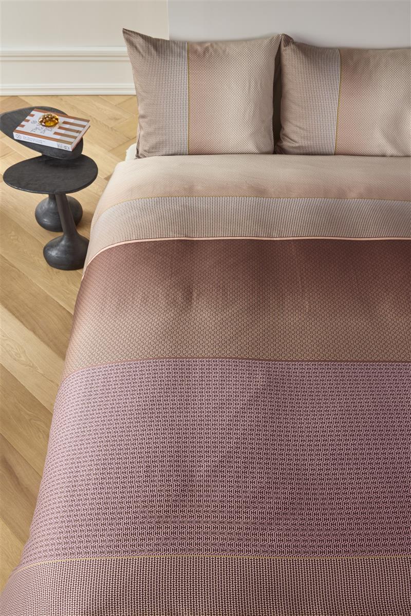 Kardol Mimic dekbedovertrek - 140x200 220 - Steenrood