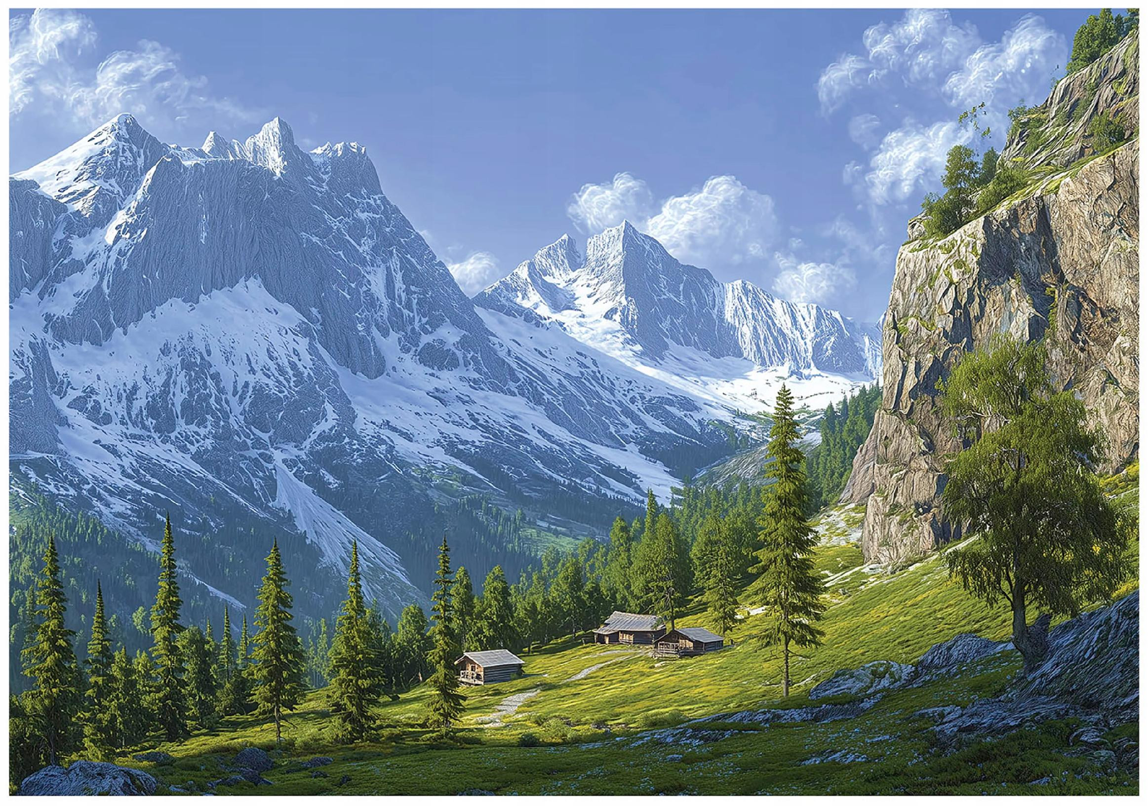 Fototapeta góry 3d natura krajobraz na ścianę sypialnia salon 250x175
